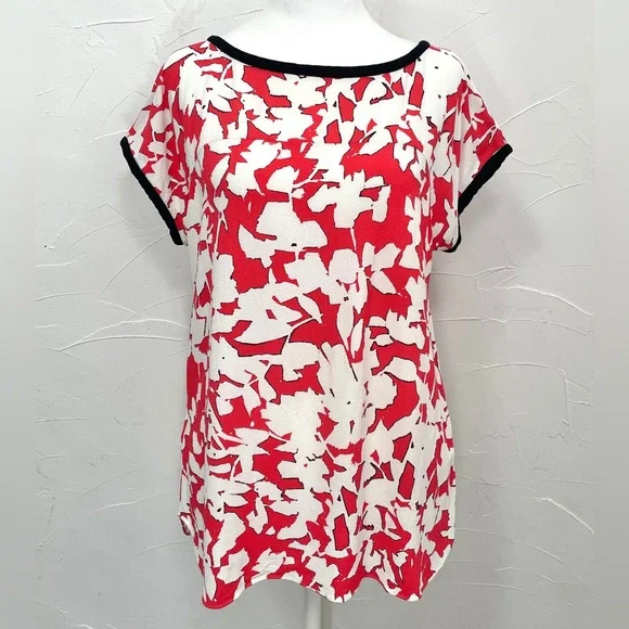 Kate Spade Cap Sleeve Print Top - Picture 3 of 12